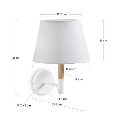 ORSEN WHITE WALL LIGHT 2