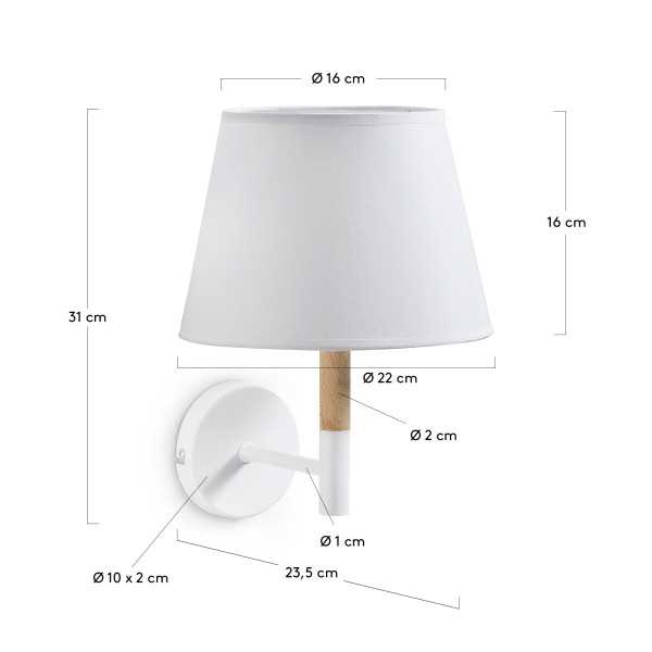 ORSEN WHITE WALL LIGHT