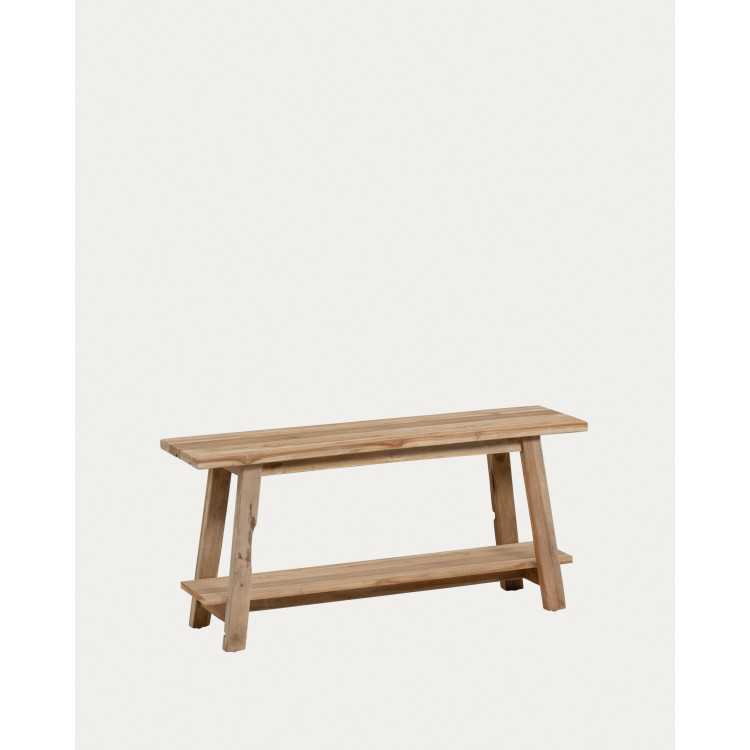 SAFARA BENCH RECYCLED TEK WOOD 100 CM