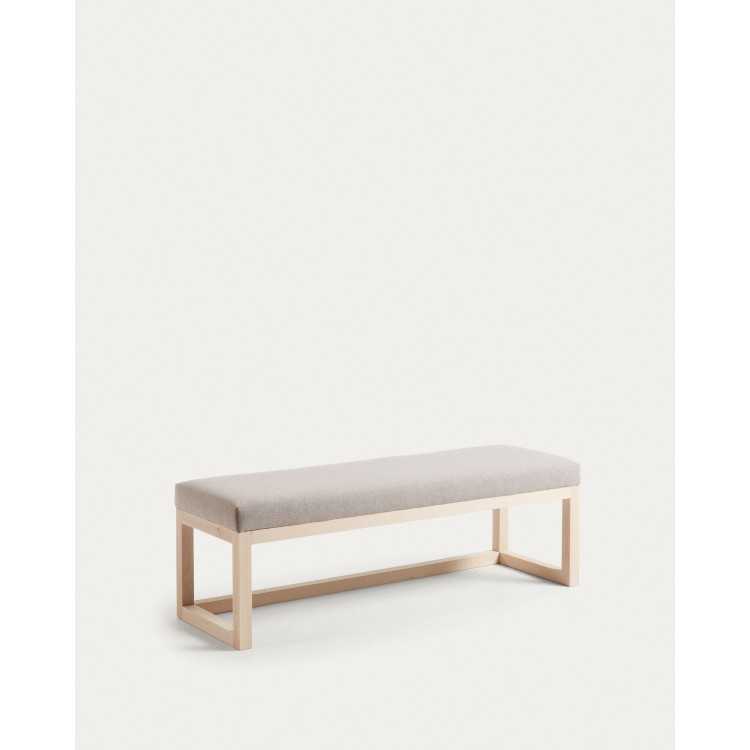 BANCO LOYA BEGE 128 CM