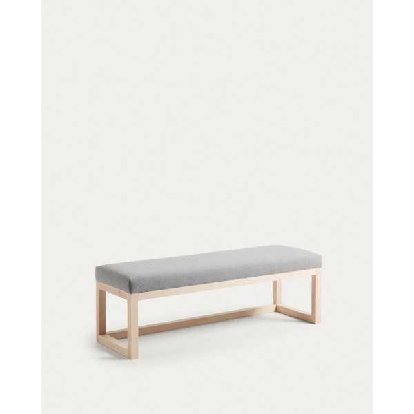 LOYA BENCH GRAY BEECH WOOD 128 CM