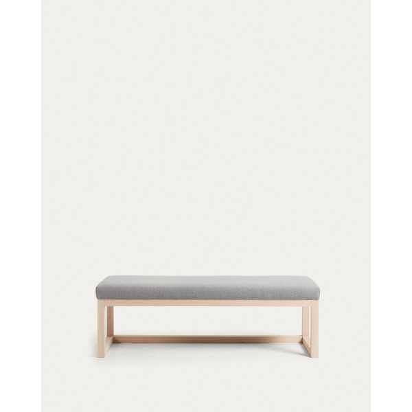 LOYA BENCH GRAY BEECH WOOD 128 CM