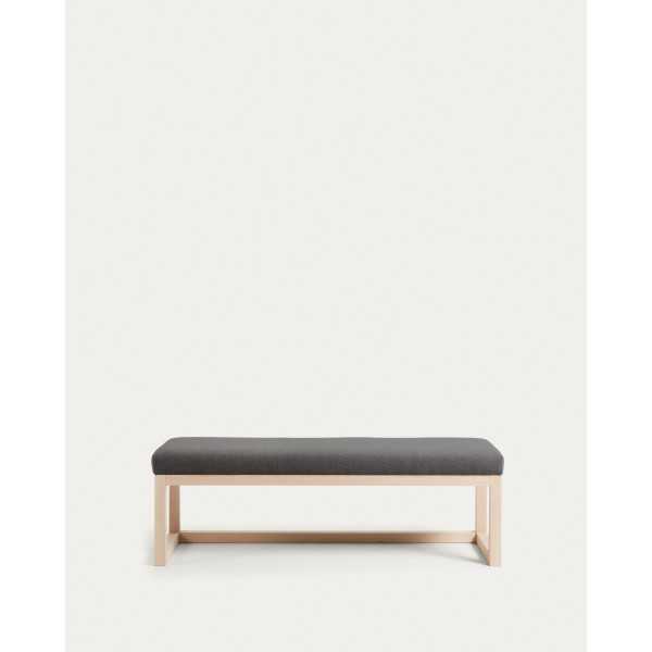 BANQUETTE LOYA NOIRE BOIS DE HÊTRE...