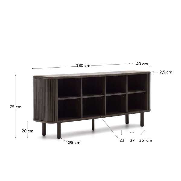BUFFET MAILEN 2 PORTAS EM FOLHADO DE...