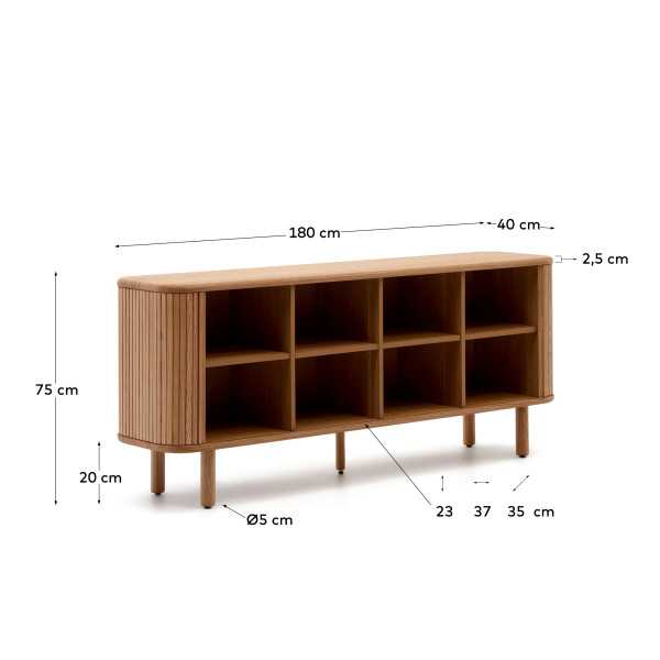 MAILEN BUFFET 2 DOORS IN ASH VENEER...