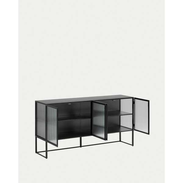 TRIXIE BUFFET 4 DOORS IN STEEL WITH...