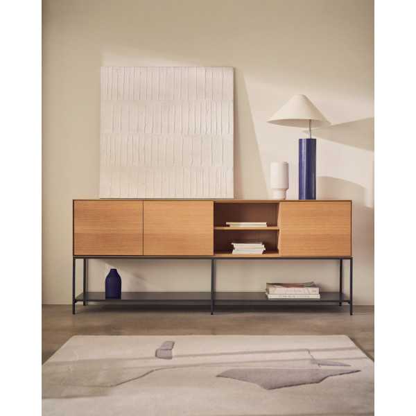 VEDRANA BUFFET 3 DOORS OAK VENEER AND...