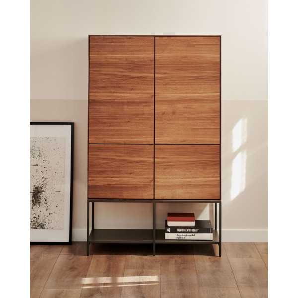 VEDRANA HIGH BUFFET 4 DOORS WALNUT...