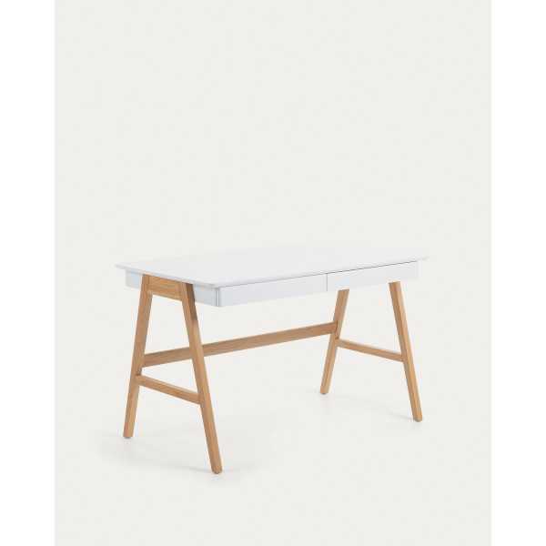 MESA DYANA EM MDF LACADO BRANCO E...