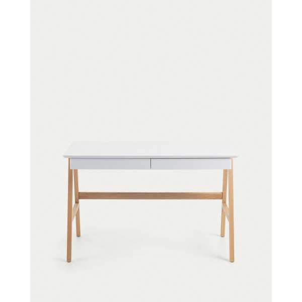 MESA DYANA EM MDF LACADO BRANCO E...