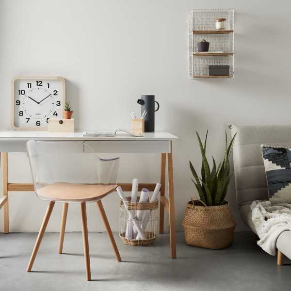 MESA DYANA EM MDF LACADO BRANCO E...