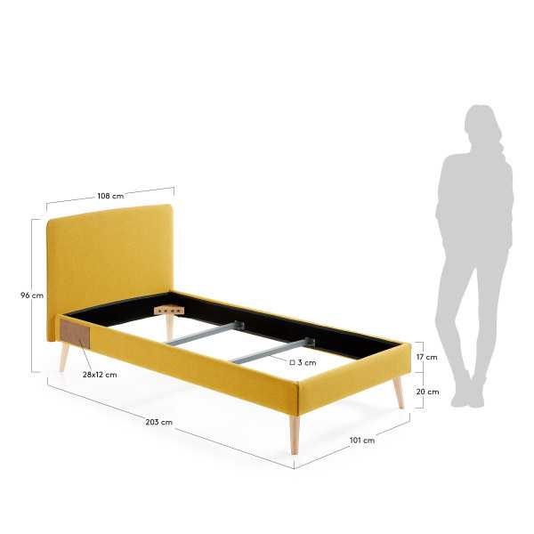 CAPA DE CAMA DYLA AMARELO MOSTARDA...