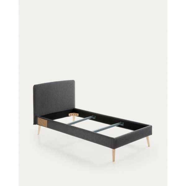 DYLA BLACK BED COVER FOR 90 X 190 CM...