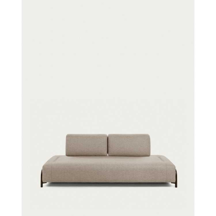 MÓDULO COMPO BEGE 3 LUGARES 232 CM
