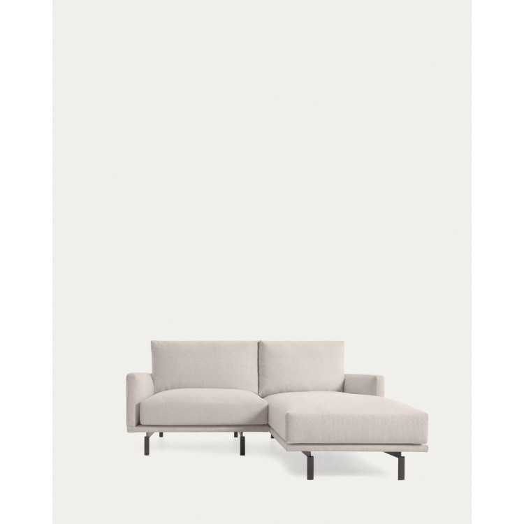CANAPÉ GALENE 3 PLACES AVEC MÉRIDIENNE DROITE BEIGE 194 CM