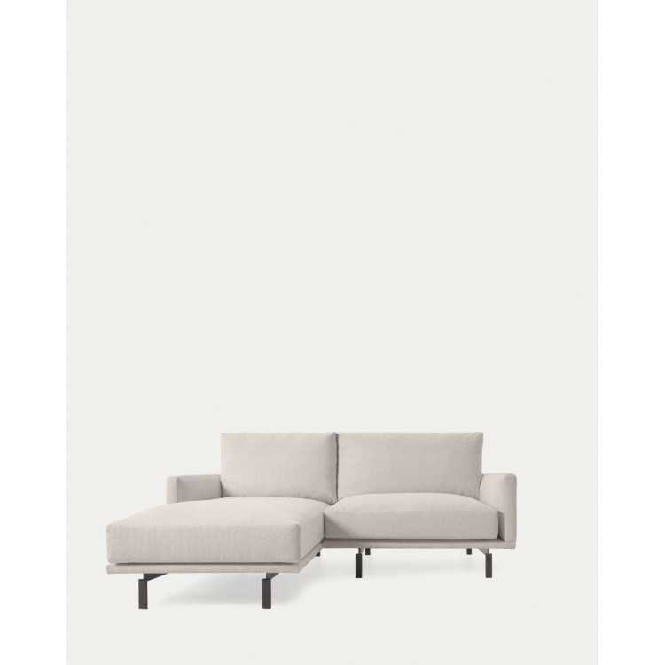 CANAPÉ GALENE 3 PLACES AVEC MÉRIDIENNE GAUCHE BEIGE 214 CM
