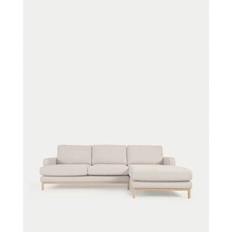 MIHAELA 3-SEAT SOFA WITH RIGHT CHAIRS IN WHITE BOUCLETTE