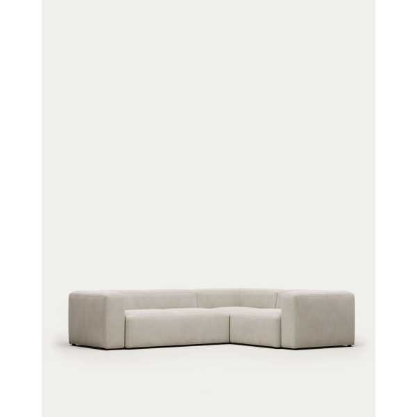 CANAPÉ D’ANGLE BLOK 3 PLACES BEIGE...