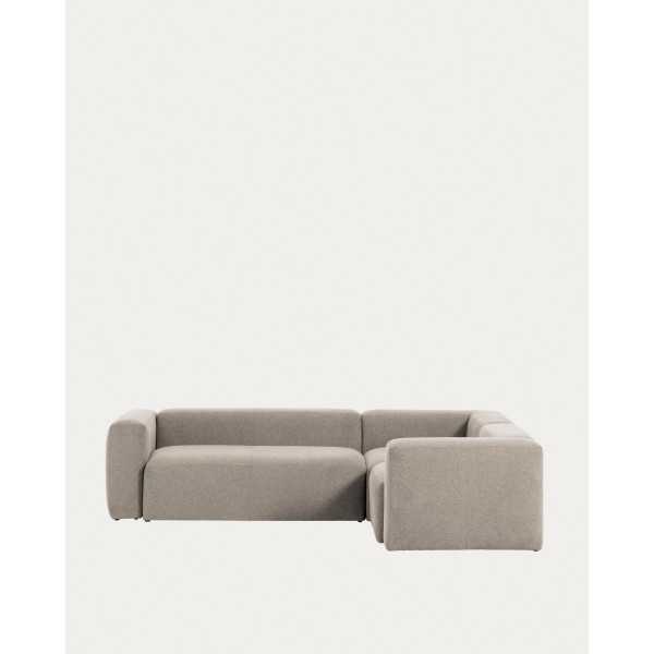 CANAPÉ D’ANGLE BLOK 3 PLACES BEIGE...