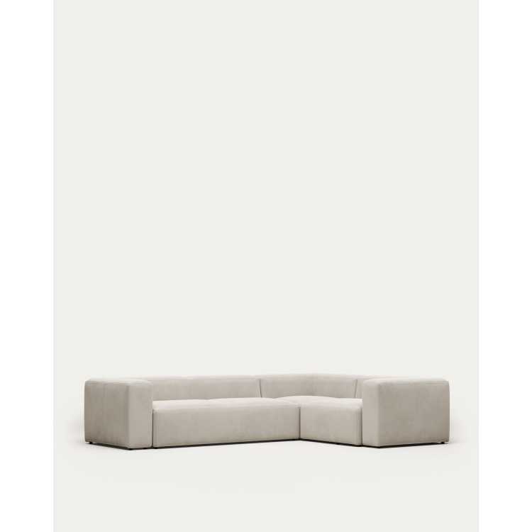 BLOK CORNER SOFA 4 SEAT BEIGE 320 X 230 CM / 230 X 320 CM