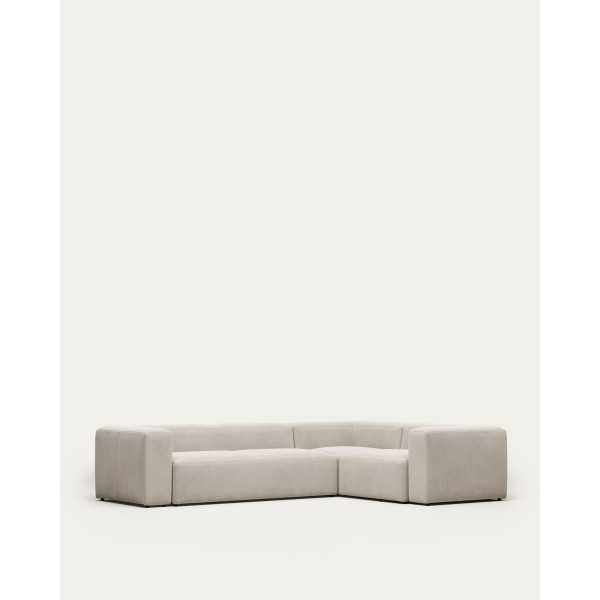 CANAPÉ D’ANGLE BLOK 4 PLACES BEIGE...