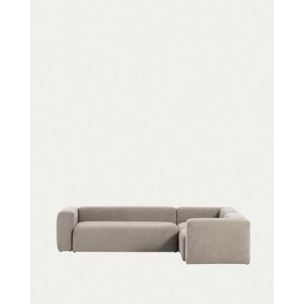 CANAPÉ D’ANGLE BLOK 4 PLACES BEIGE...