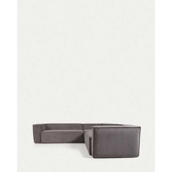 BLOK CORNER SOFA 4 SEATER GRAY HUGE...
