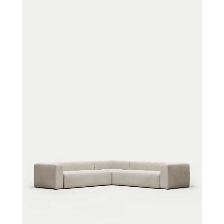 BLOK CORNER SOFA 6 SEAT BEIGE 320 X 320 CM