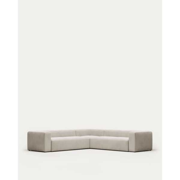 CANAPÉ D’ANGLE BLOK 6 PLACES BEIGE...