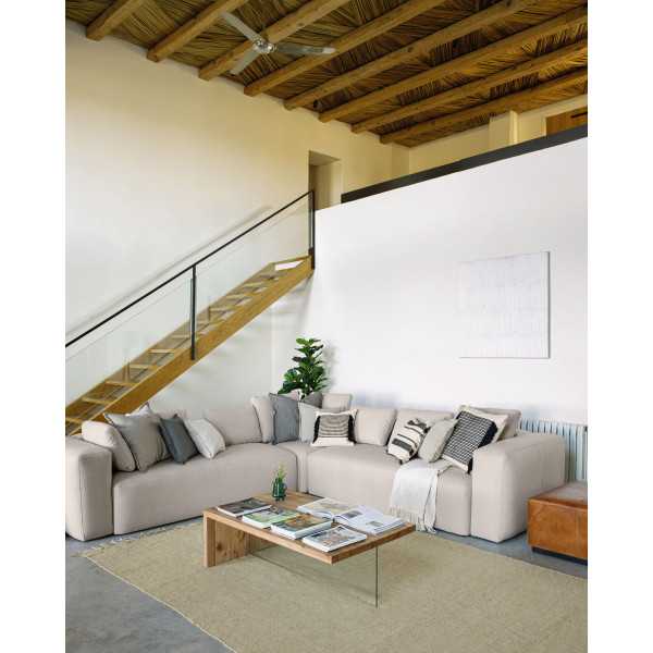 BLOK CORNER SOFA 6 SEAT BEIGE 320 X...