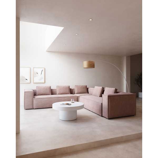 CANAPÉ D’ANGLE BLOK 6 PLACES VELOURS...