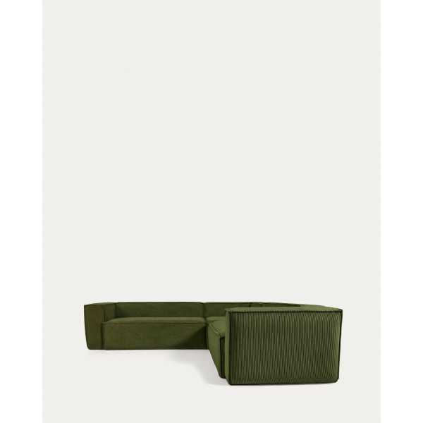 BLOK CORNER SOFA 4 SEAT GREEN...