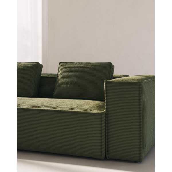BLOK CORNER SOFA 4 SEAT GREEN...