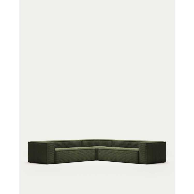 SOFÁ DE CANTO BLOK 6 LUGARES CODELE VERDE 320 X 320CM