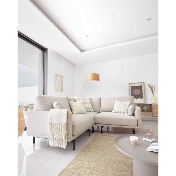 GALENE CORNER SOFA 2 SEAT BEIGE 207 X...