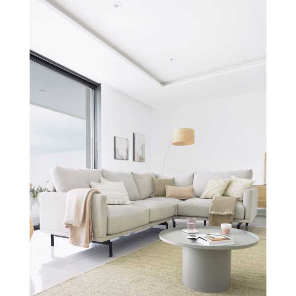 CANAPÉ D'ANGLE GALENE 3 PLACES BEIGE...