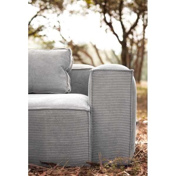 BLOK 2-SEAT SOFA LEFT CHANNEL CHAIRS...