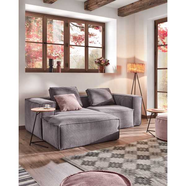 BLOK 2-SEAT SOFA LEFT CHANNEL CHAIRS...