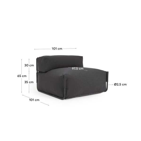 POUF CANAPÉ MODULAIRE EXTÉRIEUR AVEC...