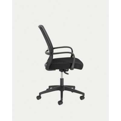 CHAISE DE BUREAU MELVA NOIR 2