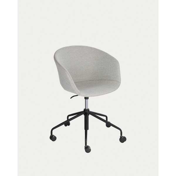 YVETTE LIGHT GRAY OFFICE CHAIR