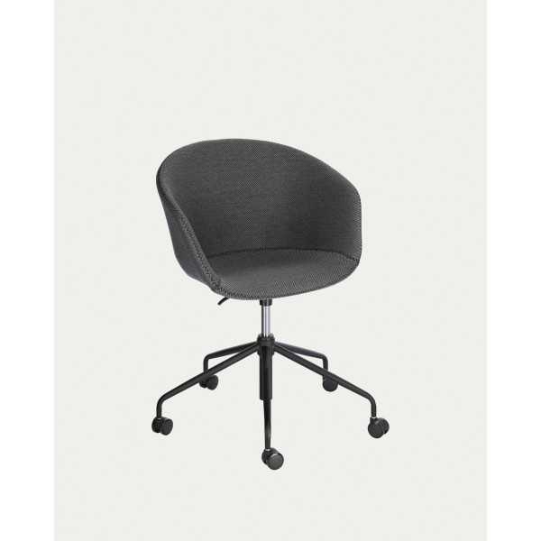 YVETTE DARK GRAY OFFICE CHAIR