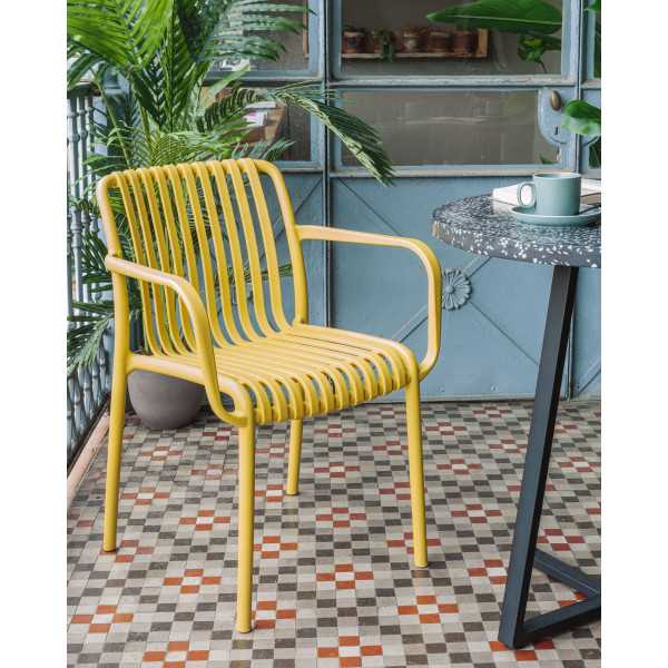 CHAISE DE JARDIN ISABELLINI JAUNE