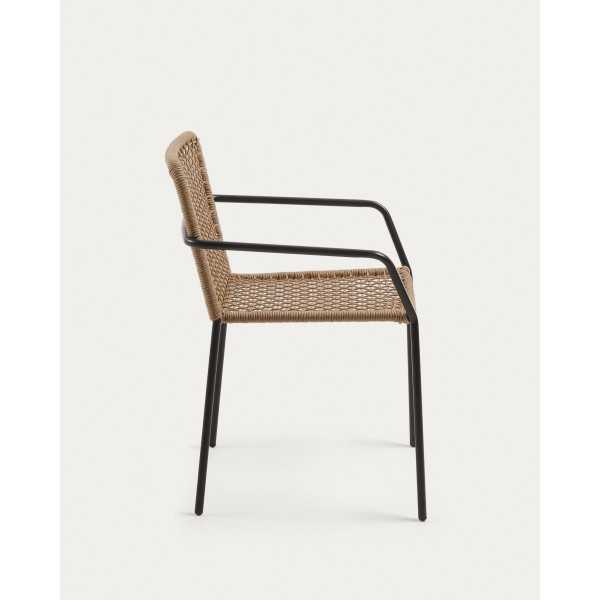ELLEN CHAIR IN BEIGE ROPE AND...