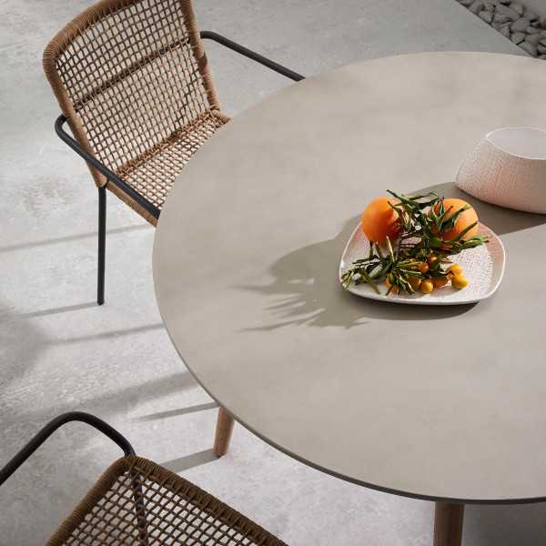 ELLEN CHAIR IN BEIGE ROPE AND...