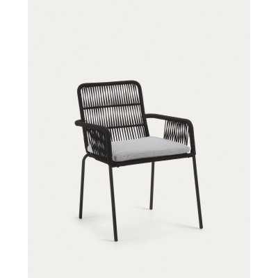 SAMANTA CHAIR IN BLACK ROPE...