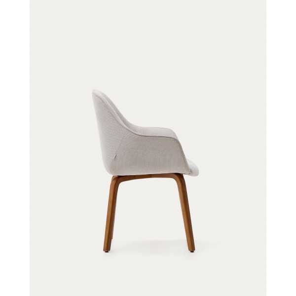 CHAISE  ALELI EN CHENILLE BEIGE ET...