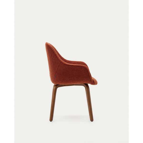 CHAISE ALELI BOUCLETTE TERRE CUITE ET...