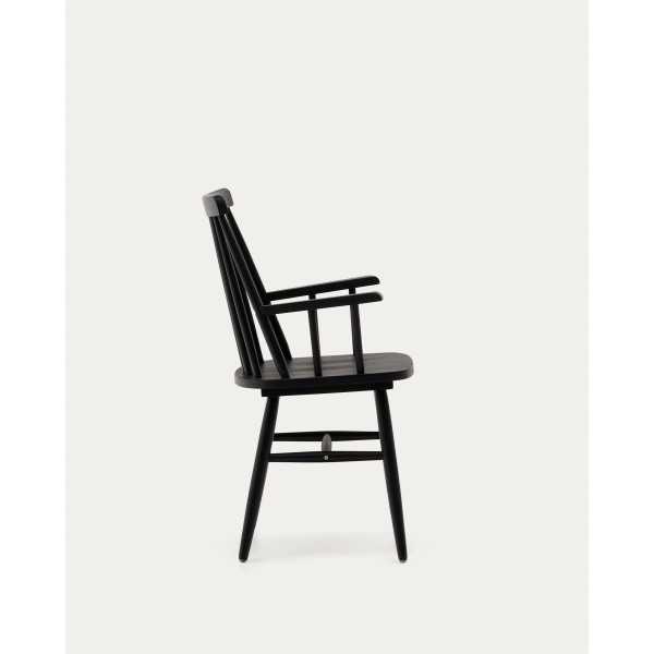 CHAIR WITH ARMRESTS TRESSIA BLACK