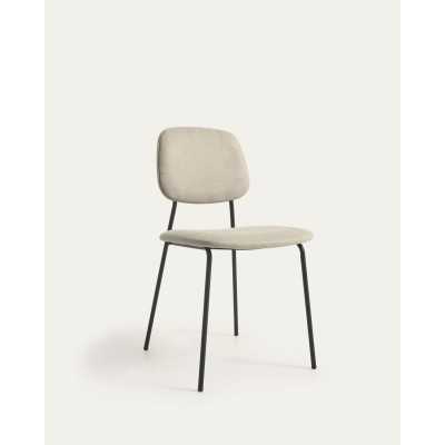 BENILDA BEIGE CHAIR, OAK...